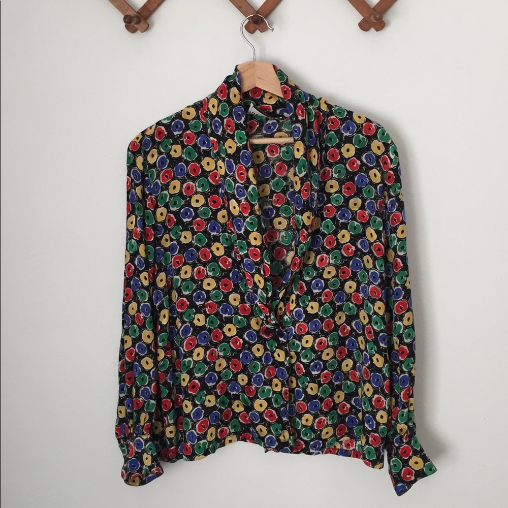 Vintage Silk Saks Fifth Avenue Women’s Blouse